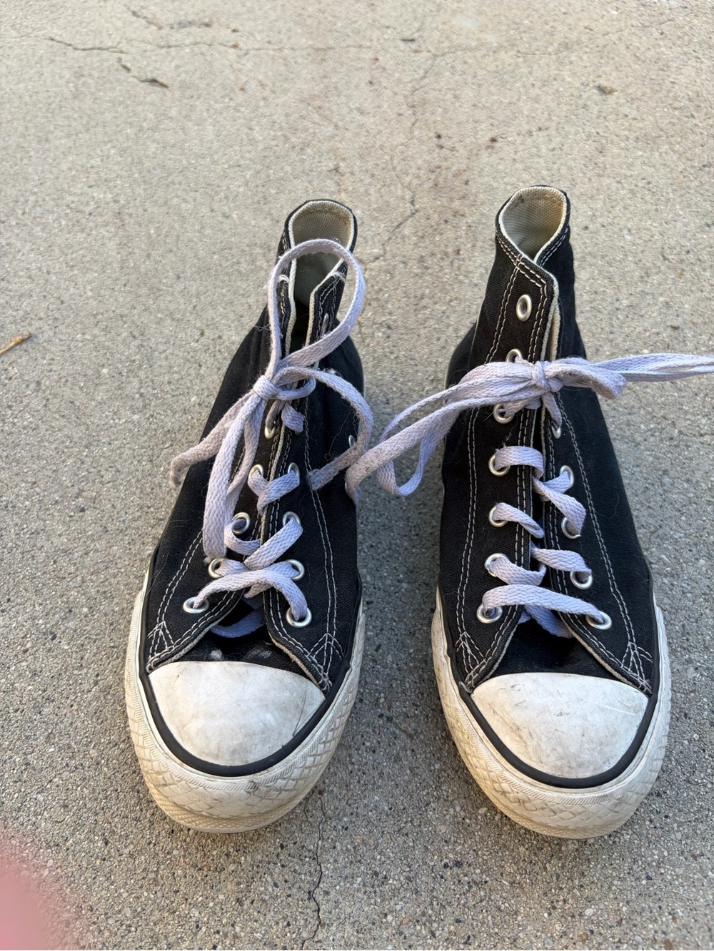 Converse Kids Black High-Top Sneakers with White Soles